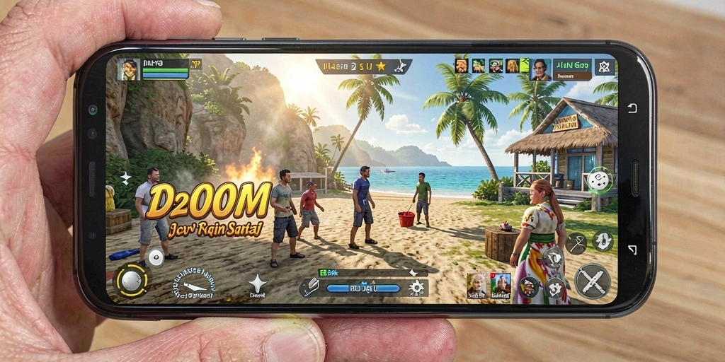 Screenshot gameplay D200M yang menampilkan aksi seru dan menyenangkan.