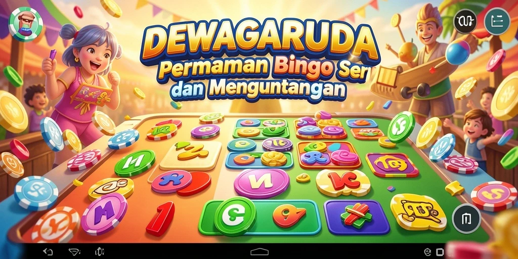 Tampilan menarik dari gameplay Bingo DEWAGARUDA.