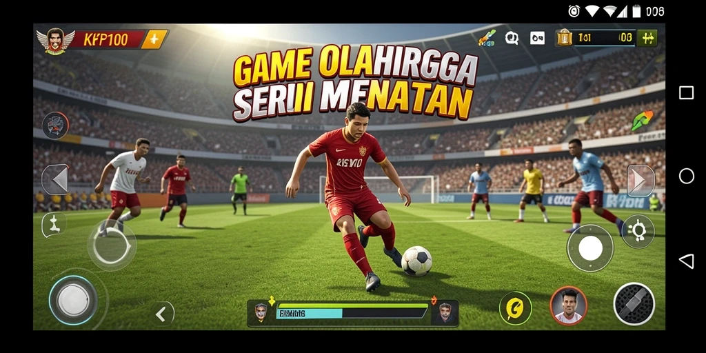 Tampilan seru gameplay KPK100 dalam pertandingan olahraga.