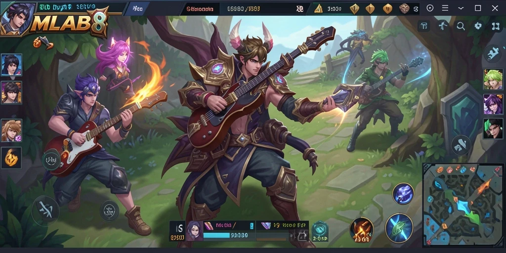 Tampilan gameplay seru dalam MLBB8 yang mengasyikkan.