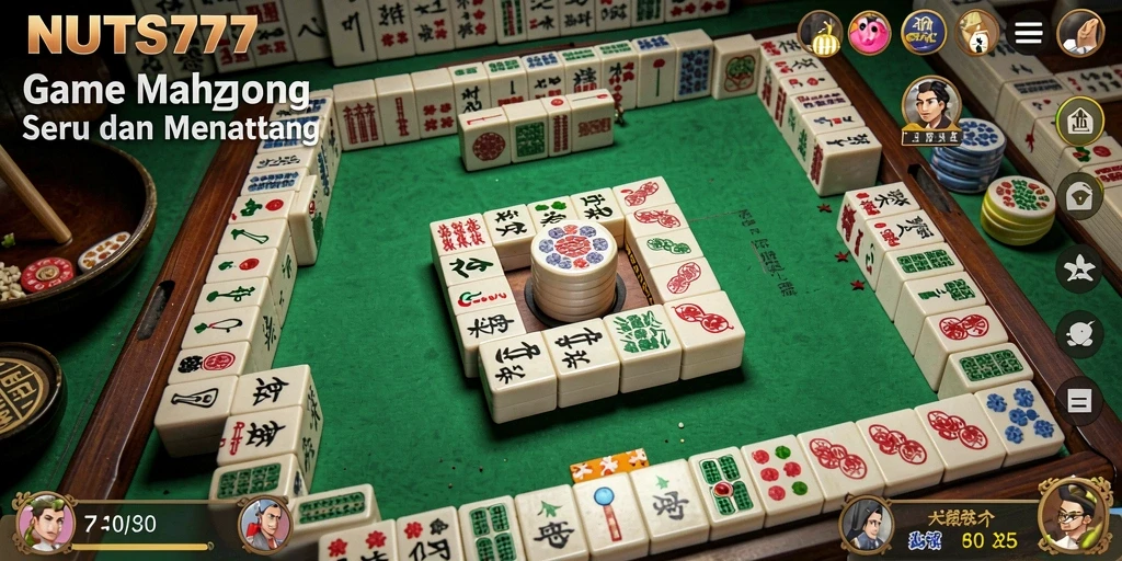 Tampilan gameplay menarik dari NUTS777 yang penuh warna.