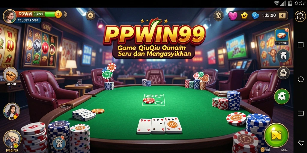 Tampilan gameplay QiuQiu dalam PPWIN99 yang menggugah semangat.