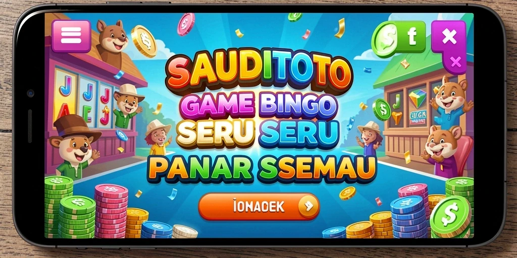 Tampilan menarik dalam gameplay Bingo SAUDITOTO yang penuh warna.